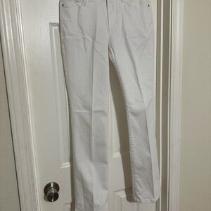 Classic Straight Leg Lightweight White Women's Jeans